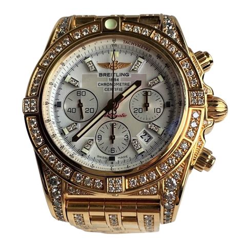 diamond breitling watches for sale|pre owned diamond breitling watches.